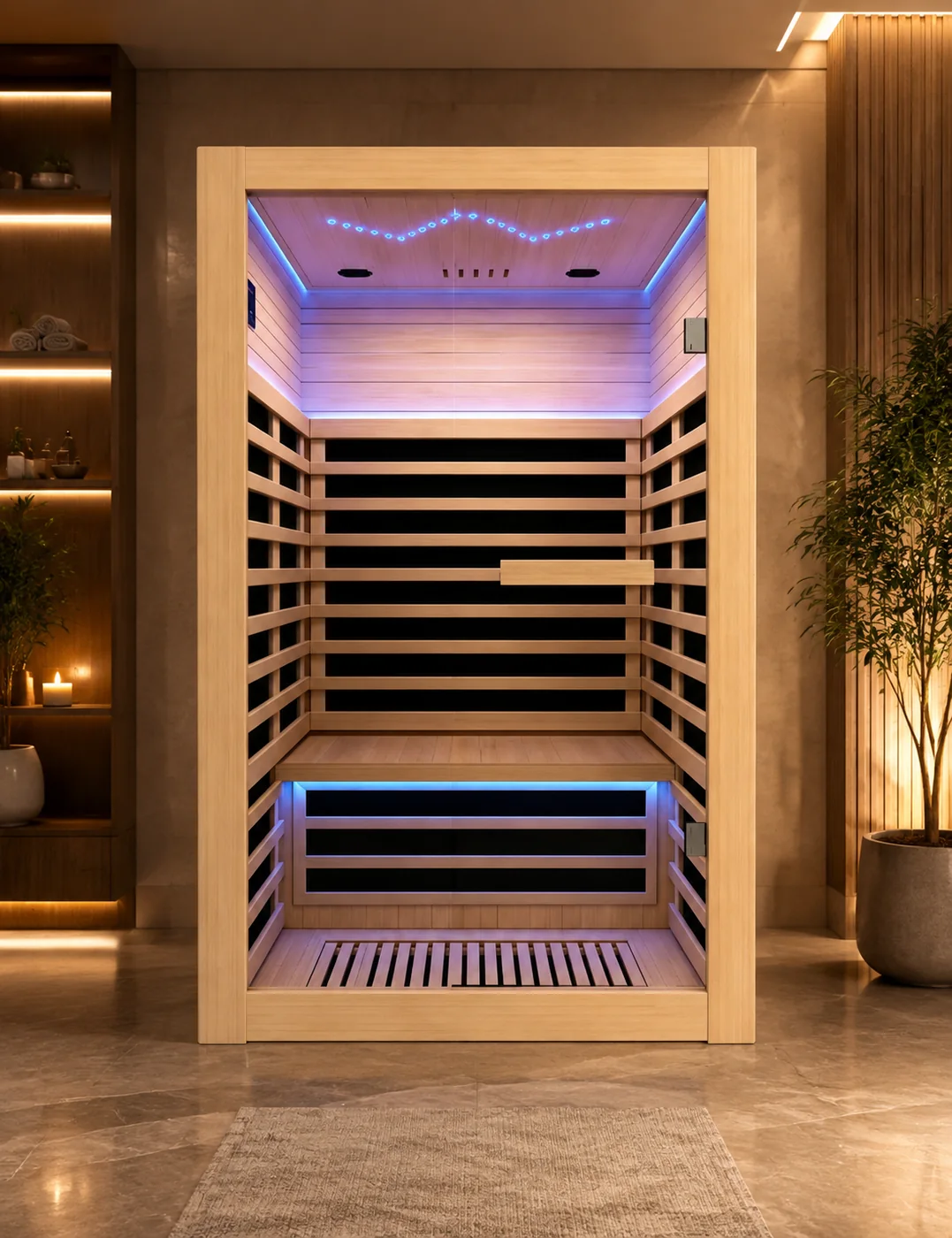Low-EMF Graphene Sauna Room